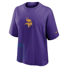 Minnesota Vikings Women's Boxy T-Shirt - Purple | Nike discount
