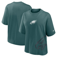 Philadelphia Eagles Women's Boxy T-Shirt - Midnight Green | Nike discount
