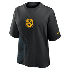 Pittsburgh Steelers Women's Boxy T-Shirt - Black | Nike online