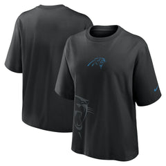 Carolina Panthers Women's Boxy T-Shirt - Black | Nike for sale