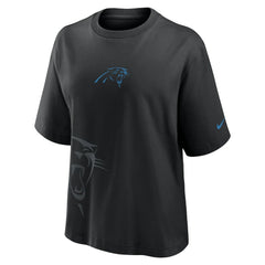 Carolina Panthers Women's Boxy T-Shirt - Black | Nike for sale