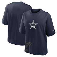 Dallas Cowboys Women's Boxy T-Shirt - Navy | Nike sale
