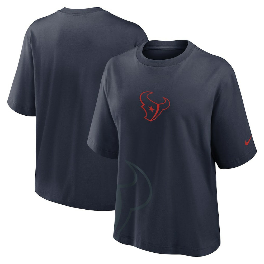 Houston Texans Women's Boxy T-Shirt - Navy | Nike discount