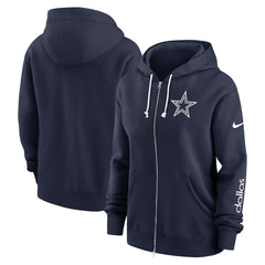 Dallas Cowboys Women's Plus Size Phoenix Full-Zip Hoodie - Navy | Nike online