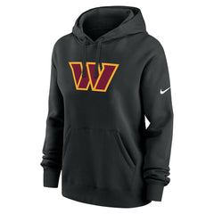 Washington Commanders Women's Club Fleece Hoodie - Black | Nike sale