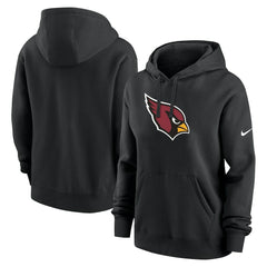 Arizona Cardinals Women's Club Fleece Hoodie - Black | Nike outlet