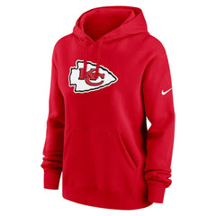 Kansas City Chiefs Women's Club Fleece Hoodie - Red | Nike online