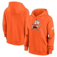 Cleveland Browns Women's Club Fleece Hoodie - Orange | Nike cheap