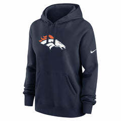 Denver Broncos Women's Club Fleece Hoodie - Navy | Nike online