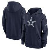 Dallas Cowboys Women's Club Fleece Hoodie - Navy | Nike online