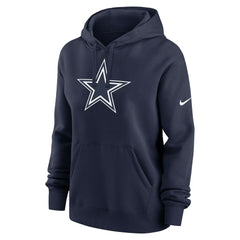 Dallas Cowboys Women's Club Fleece Hoodie - Navy | Nike online