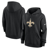 New Orleans Saints Women's Club Fleece Hoodie - Black | Nike cheap