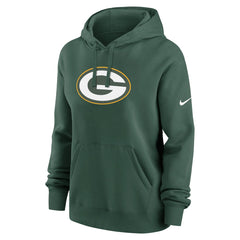 Green Bay Packers Women's Club Fleece Hoodie - Green | Nike discount