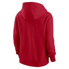 San Francisco 49ers Women's Club Fleece Hoodie - Scarlet | Nike cheap