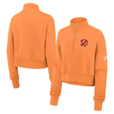 Tampa Bay Buccaneers Women's Rewind Phoenix Half-Zip Sweatshirt - Orange | Nike on sale