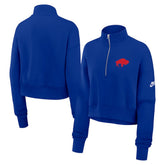 Buffalo Bills Women's Rewind Phoenix Half-Zip Sweatshirt - Royal | Nike sale