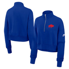 Buffalo Bills Women's Rewind Phoenix Half-Zip Sweatshirt - Royal | Nike sale