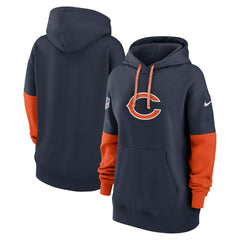 Chicago Bears Women's Sideline Essential Hoodie - Navy | Nike online