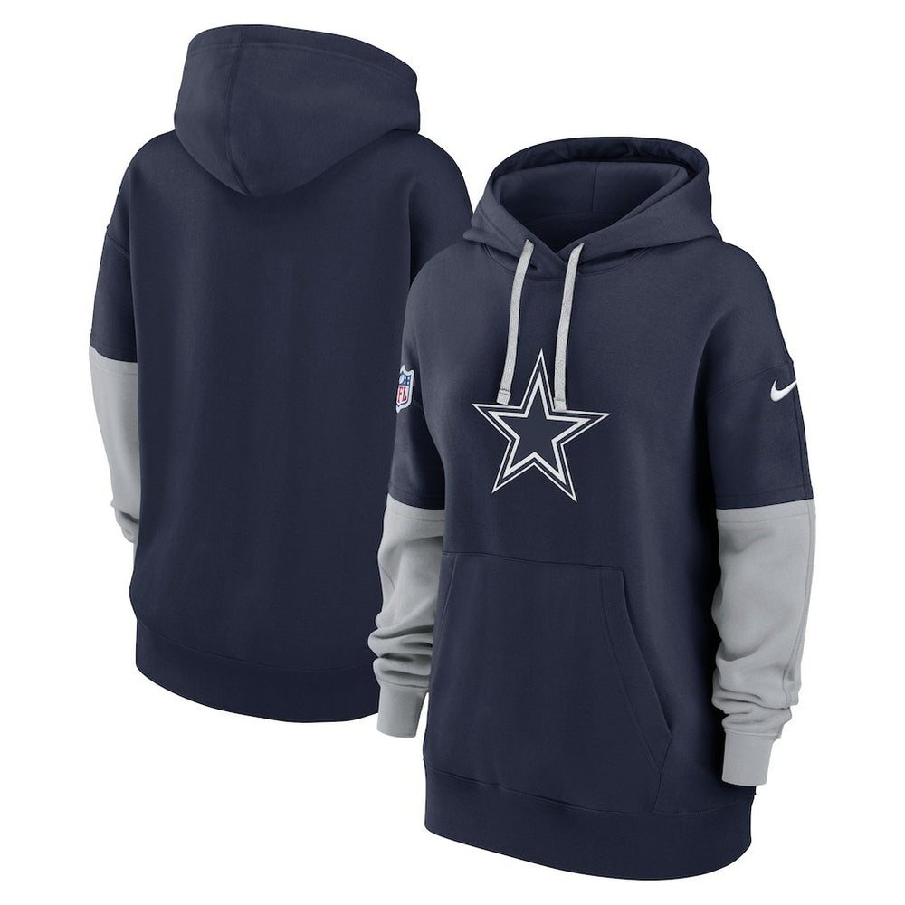 Dallas Cowboys Women's Sideline Essential Hoodie - Navy | Nike for sale
