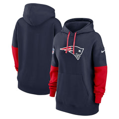 New England Patriots Women's Sideline Essential Hoodie - Navy | Nike online