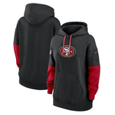 San Francisco 49ers Women's Sideline Essential Hoodie - Black | Nike for sale