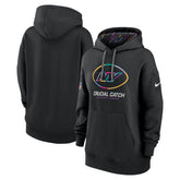 New York Jets Women's 2024 NFL Crucial Catch Club Pullover Hoodie - Black | Nike on sale