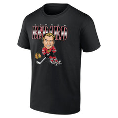 Connor Bedard Chicago Blackhawks Fanatics Player Caricature T-Shirt Black