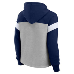 Dallas Cowboys Women's Bold Play Call Pullover Hoodie - Heather Gray/Navy sale