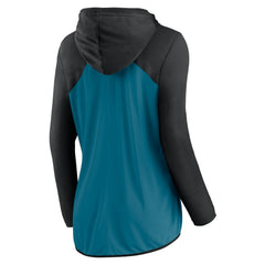 Jacksonville Jaguars Women's Script Full-Zip Hoodie - Teal/Black outlet
