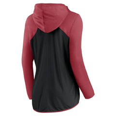 Arizona Cardinals Women's Script Full-Zip Hoodie - Black/Cardinal online