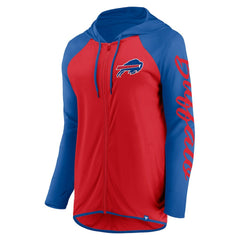 Buffalo Bills Women's Script Full-Zip Hoodie - Red/Royal for sale