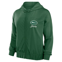 New York Jets Women's Script Lock Full-Zip Hoodie - Green online