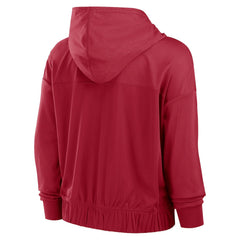 San Francisco 49ers Women's Script Lock Full-Zip Hoodie - Scarlet online