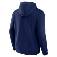 New York Rangers Fanatics Authentic Pro Core Primary Fleece Pullover Hoodie Navy