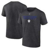Toronto Maple Leafs Fanatics Authentic Pro Core Primary T-Shirt Heather Charcoal