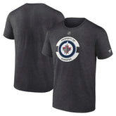 Winnipeg Jets Fanatics Authentic Pro Core Secondary T-Shirt Heather Charcoal