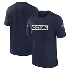 Dallas Cowboys 2024/25 Sideline Player Tri-Blend Performance T-Shirt - Navy | Nike for sale