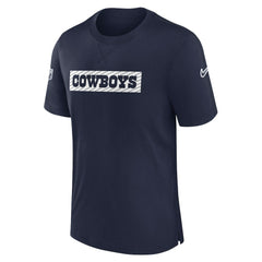 Dallas Cowboys 2024/25 Sideline Player Tri-Blend Performance T-Shirt - Navy | Nike for sale