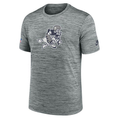 Dallas Cowboys Sideline Velocity Throwback Logo Dri-FIT T-Shirt - Gray | Nike cheap