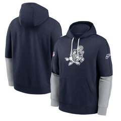 Dallas Cowboys Sideline Club Pullover Hoodie - Navy | Nike for sale