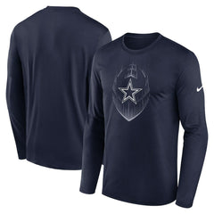 Dallas Cowboys Icon Legend Performance Long Sleeve T-Shirt - Navy | Nike on sale
