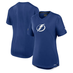 Tampa Bay Lightning Fanatics Women's Authentic Pro Rink Tech T-Shirt Blue