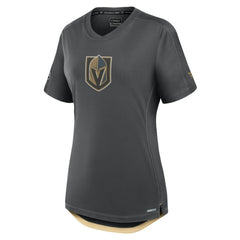 Vegas Golden Knights Fanatics Women's Authentic Pro Rink Tech T-Shirt Gray