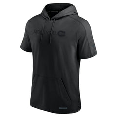 Montreal Canadiens Fanatics Authentic Pro Road Performance Short Sleeve Pullover Hoodie Black