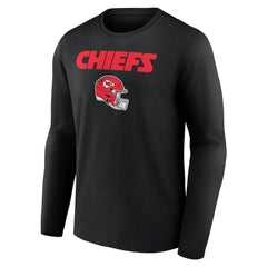 Travis Kelce Kansas City Chiefs Team Wordmark Player Name & Number Long Sleeve T-Shirt - Black on sale