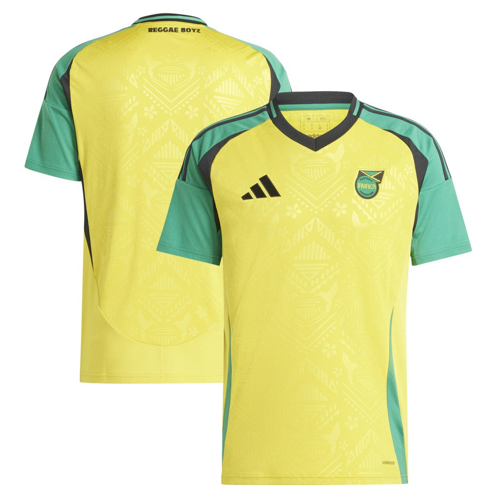 Jamaica National Team 2024 Home Replica Jersey - Yellow | Adidas on sale