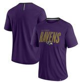 Baltimore Ravens Defender Fade Slant T-Shirt - Purple cheap