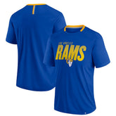 Los Angeles Rams Defender Fade Slant T-Shirt - Royal on sale