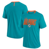 Miami Dolphins Defender Fade Slant T-Shirt - Aqua discount