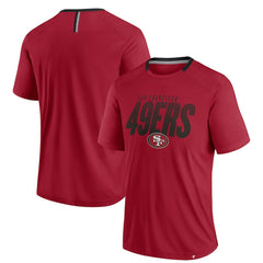 San Francisco 49ers Defender Fade Slant T-Shirt - Scarlet outlet
